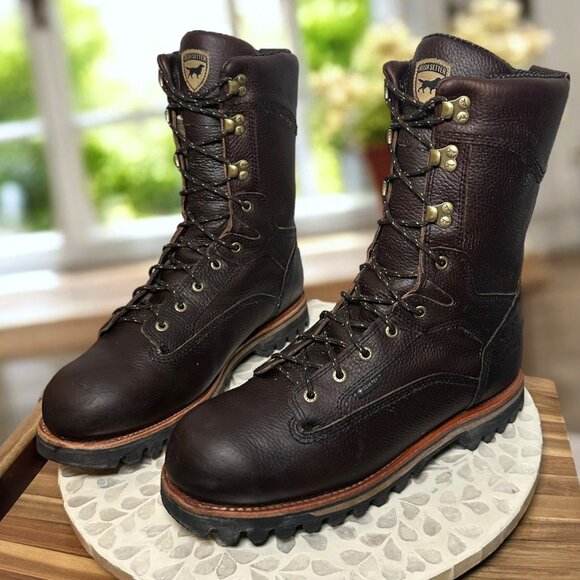 Red Wing Irish Setter 860 Elk Tracker 12” Waterproof GORE-TEX 1000g Boots 10.5 - Picture 9 of 16